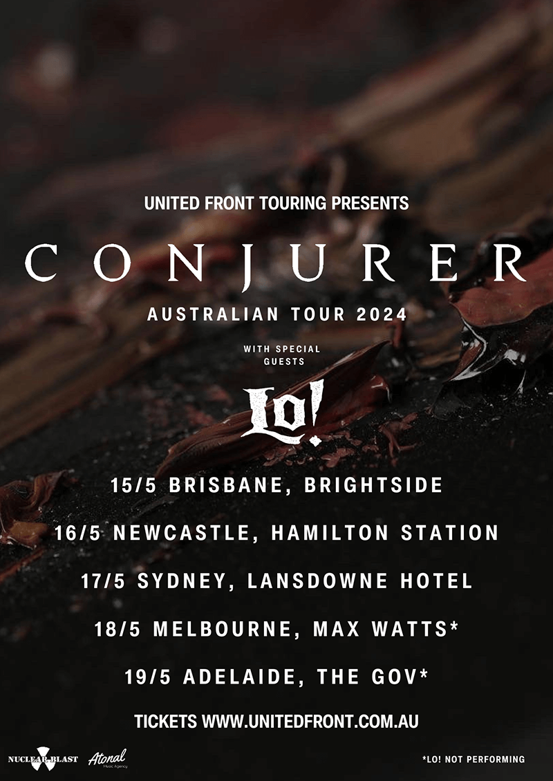CONJURER Australian Tour 2024