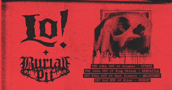 Lo Burial Pit Tour Poster header